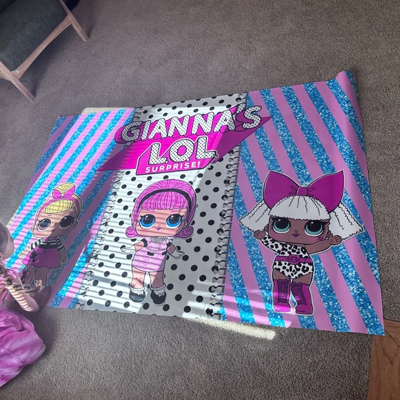lol suprise birthday banner